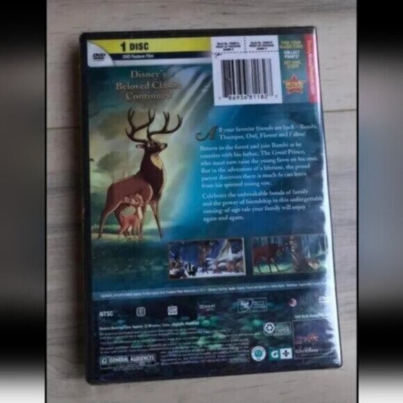 Bambi Movie DVD NEW - Picture 2 of 4